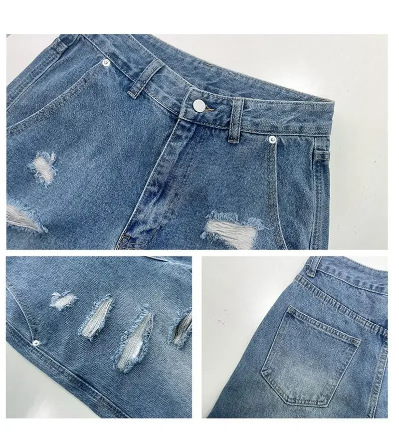 Рисунок 6 - Женские многослойные рваные джинсы