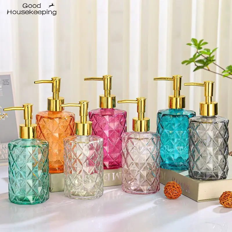 330 мл ручной диспенсер для мыла прозрачный стеклянный контейнер бутылки с