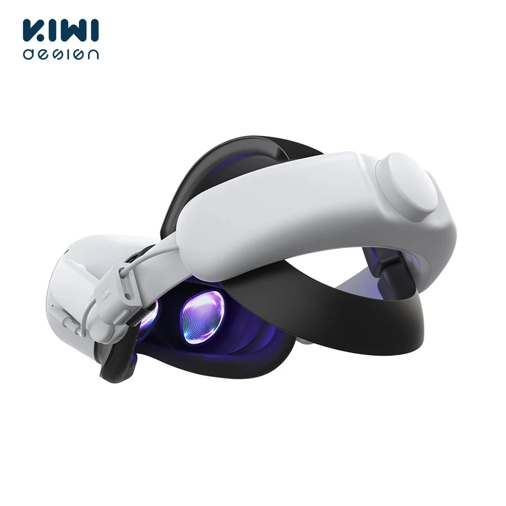 

KIWI design 6400mAh Battery Head Strap For Oculus Quest 2 Accessories Power Lasting Superior Comfort Strap For Meta Quest 2 VR