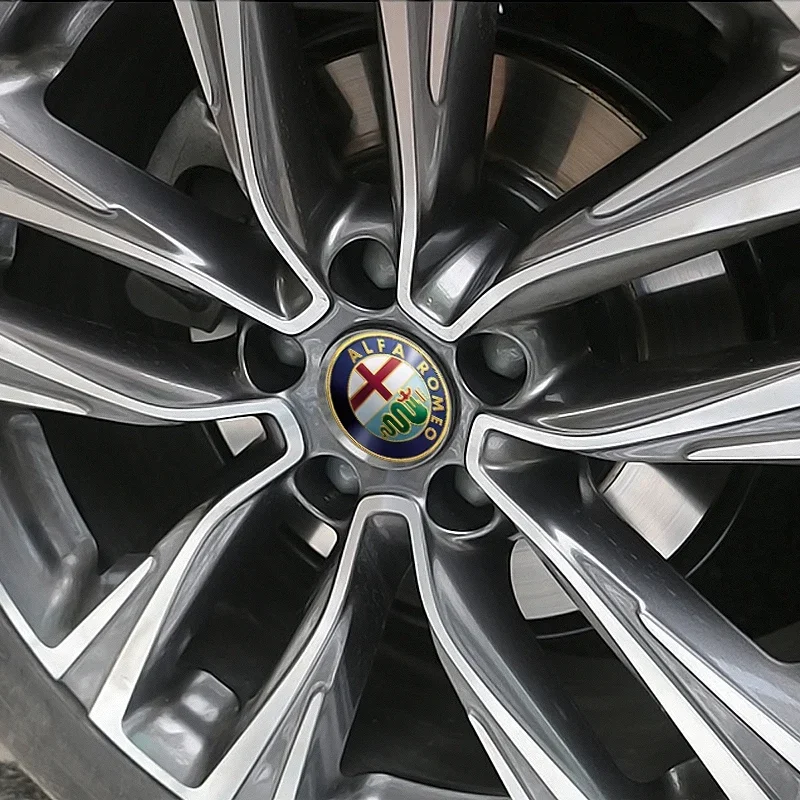 4 шт., крышка центра колеса автомобиля, авто эмблема, крышка ступицы для Alfa Romeo Giulia Stelvio Giulietta 156 159 147 Mito Tonale Brera Disco Vola (art.: 3920ceb9abcbd) - 3920ceb9abcbd