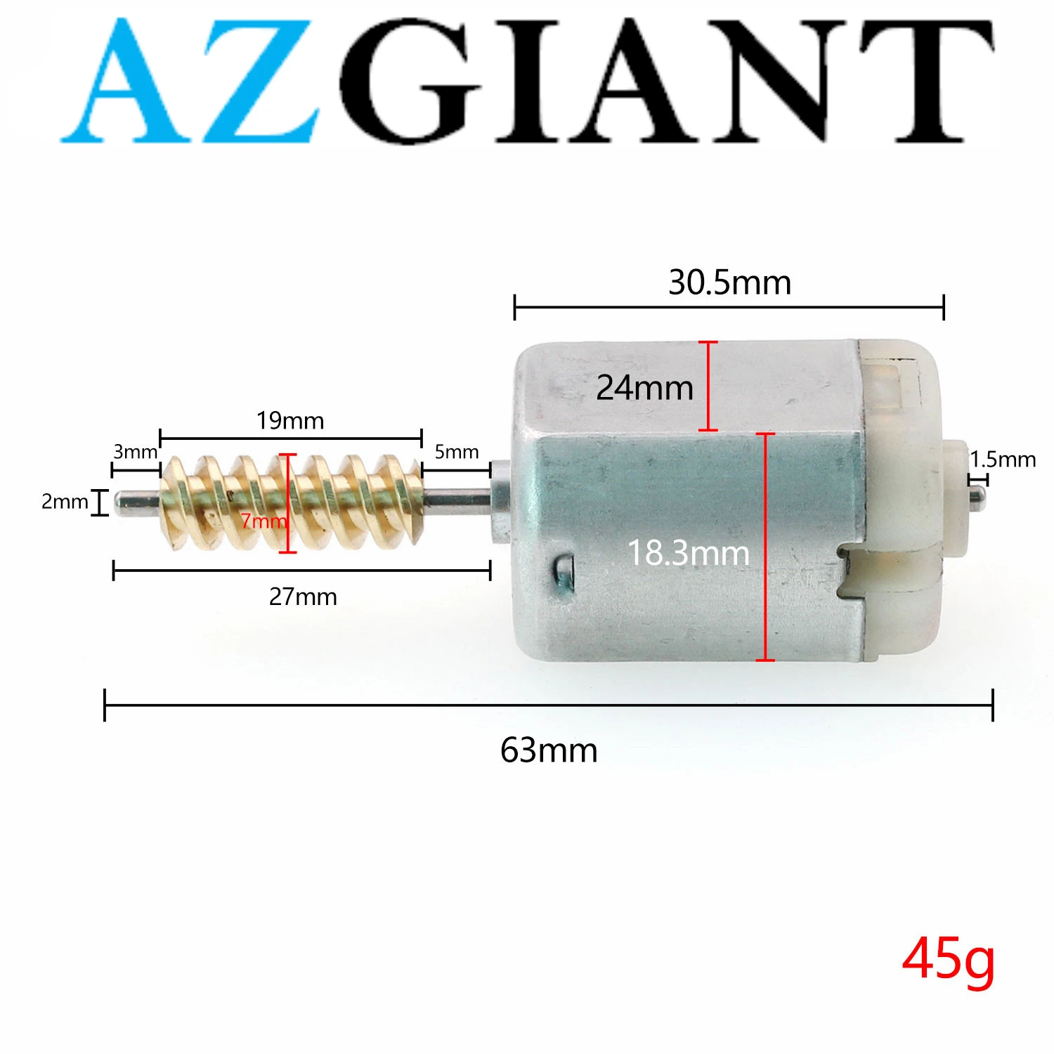 

Azgiant Central door lock motor for BMW 330d xDrive 2006-2012 BMW 330i 2010-2012