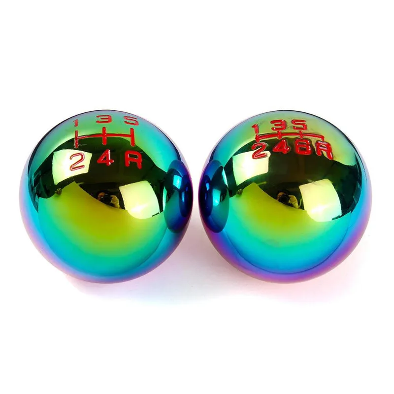 Хромированная яркая универсальная ручка переключения передач 5/6 скоростей