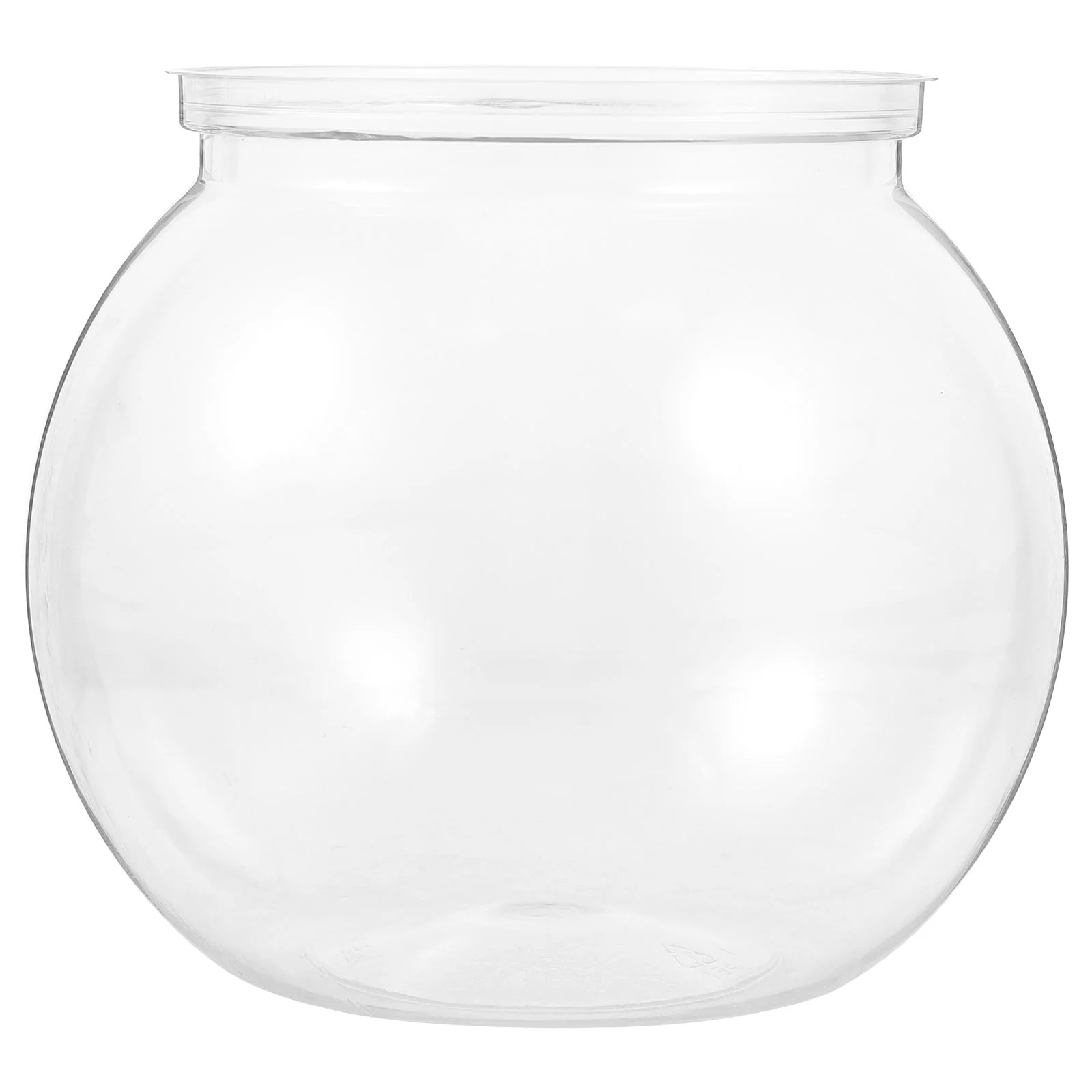 

Round Fish Tank Fishbowls Drinks Plastic Ornaments Portable Aquariums Tanks Home Office