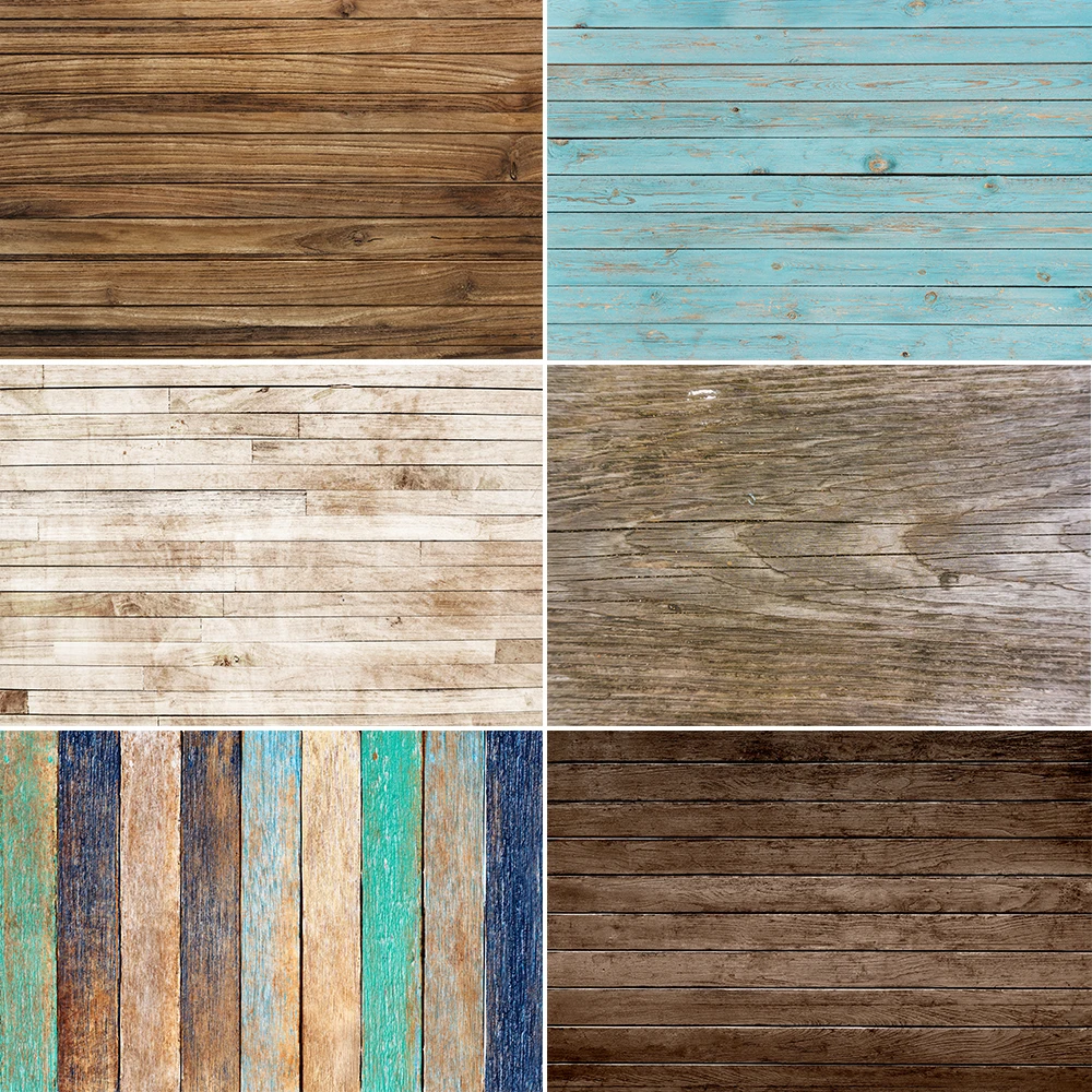 

Wooden Board Planks Floor Texture Photography Backgrounds Food Newborn Baby Pet Portrait Photocall Photo Booth Studio Backdrops