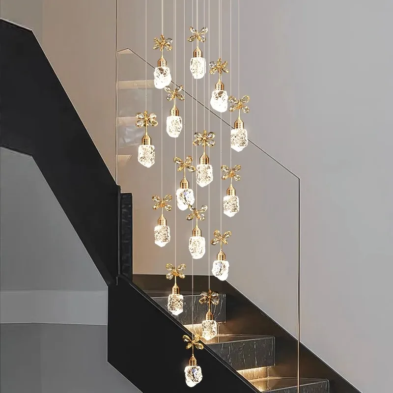 

Led Art Chandelier Pendant Lamp Light Room Decor Nordic home stair living dining room ceiling indoor lighting kitchen accessorie