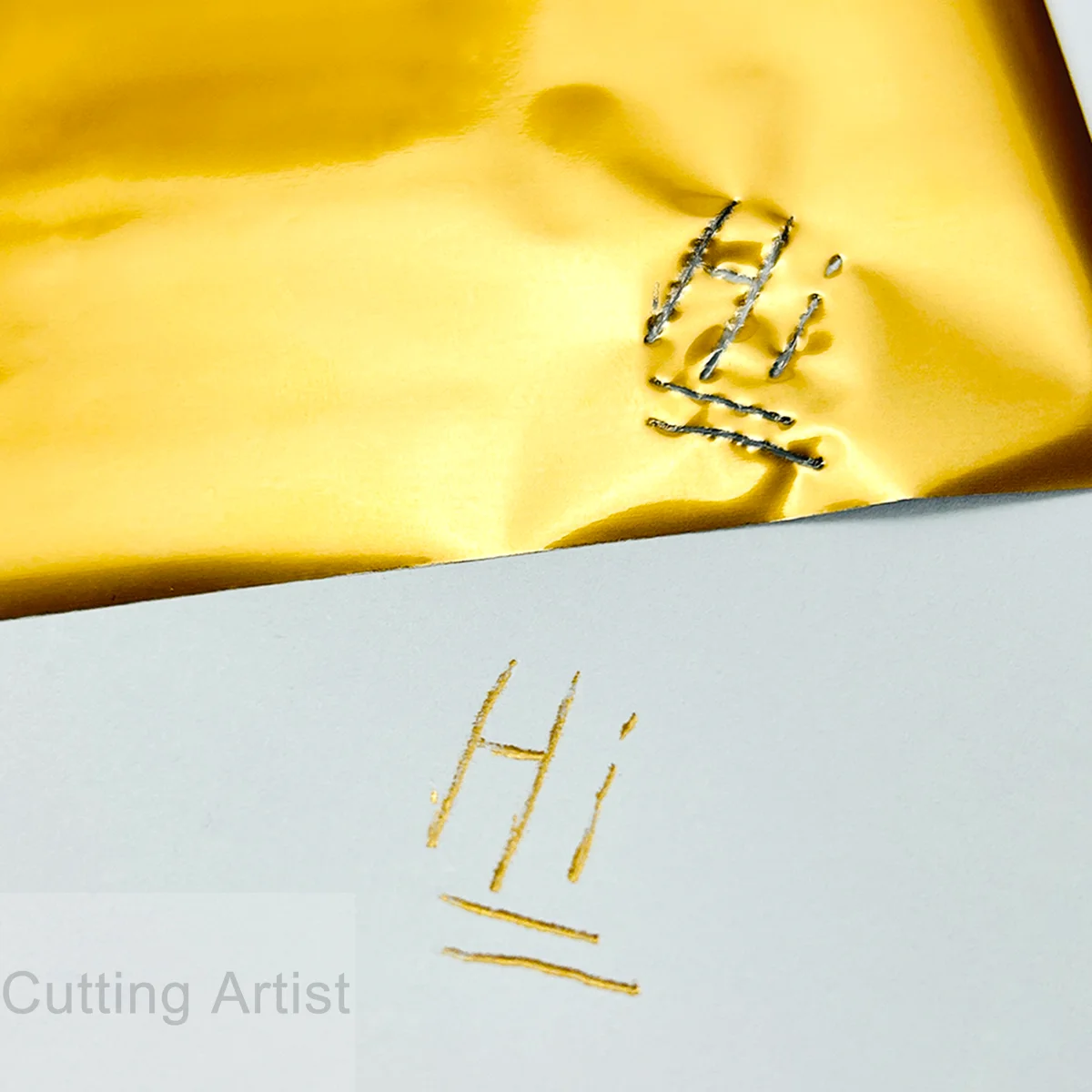 Фото Фольгированные листы для переноса изображений для плоттеров Silhouette Cricut, подарочный материал №3