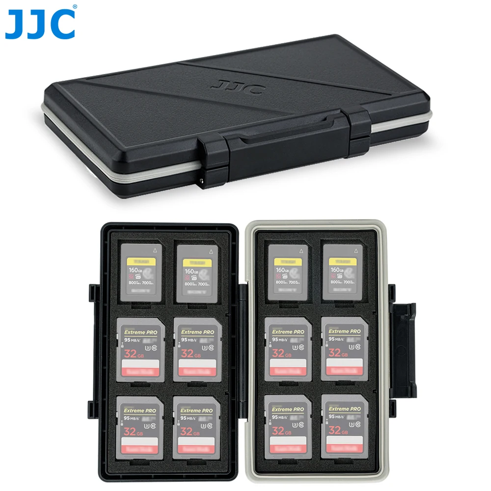 Водонепроницаемый чехол JJC CFexpress типа A для SD-карт аксессуары фотосъемки 12 SD/SDHC/SDXC