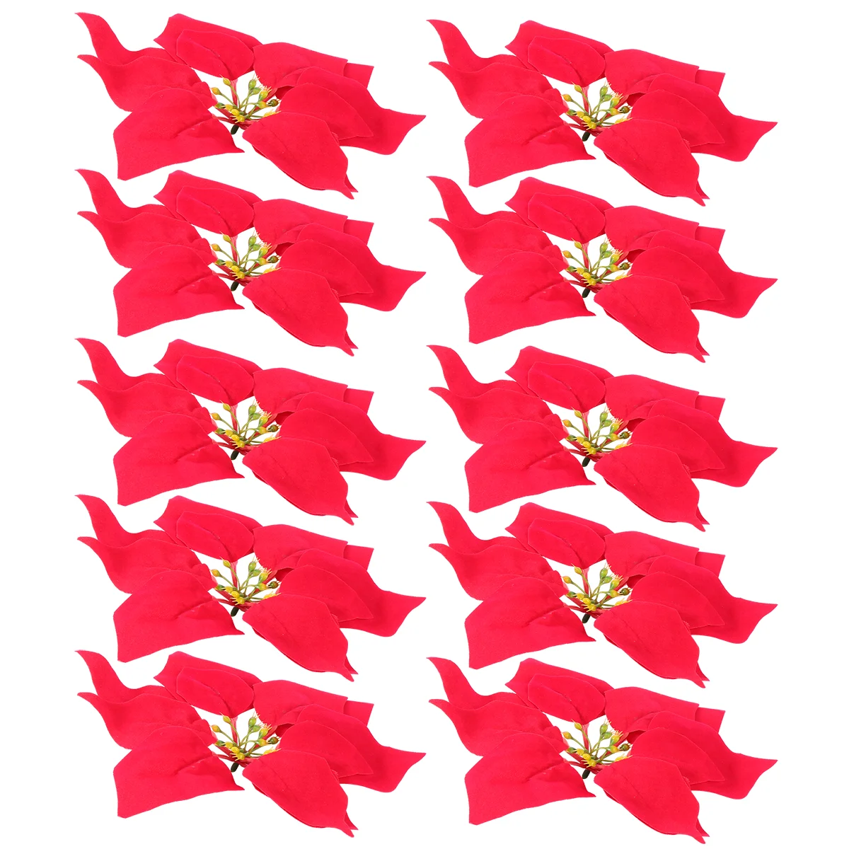 

10 Pcs Practical Portable Christmas Flower for Party Home