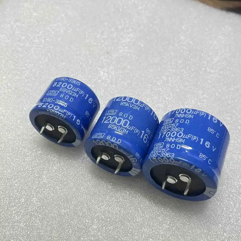 2 шт./лот 16 В 8200 мкФ 12000 17000 фильтр накаливания электролитический конденсатор