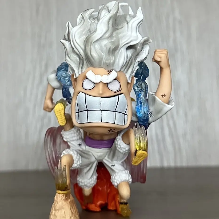 

One Piece Action Figures Luffy Wind And Fire Wheel Five-Speed Sun God Awakening Running Luffy 15cm GK Statue Toys Gifts Ornament