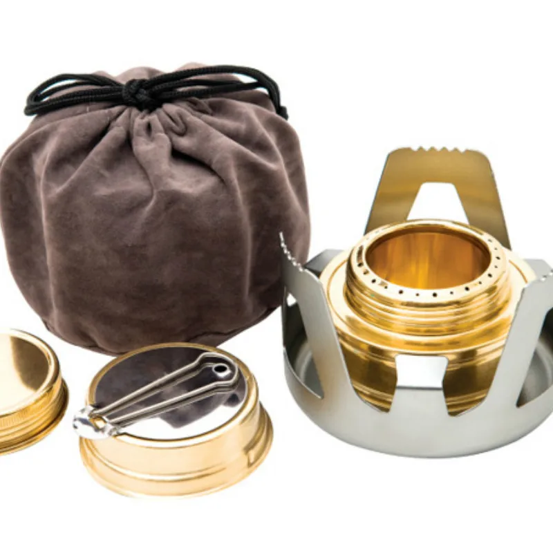 Сверхмощная латунная горелка для приготовления пищи с крышкой из алюминиевого