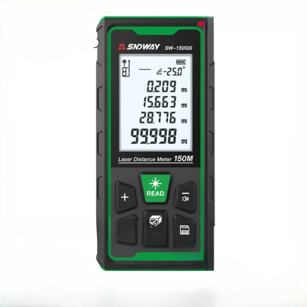 SNDWAY SW 80GS 120GS 150GS лазерный дальномер цифровой 80 м 120 150 профессиональный зеленый