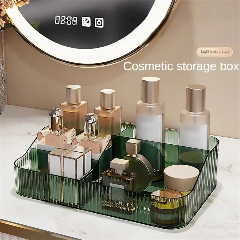 

Storage Box Save Space High Capacity Compartment Storage Rounded Corners Household Storage Stationery Storage Box