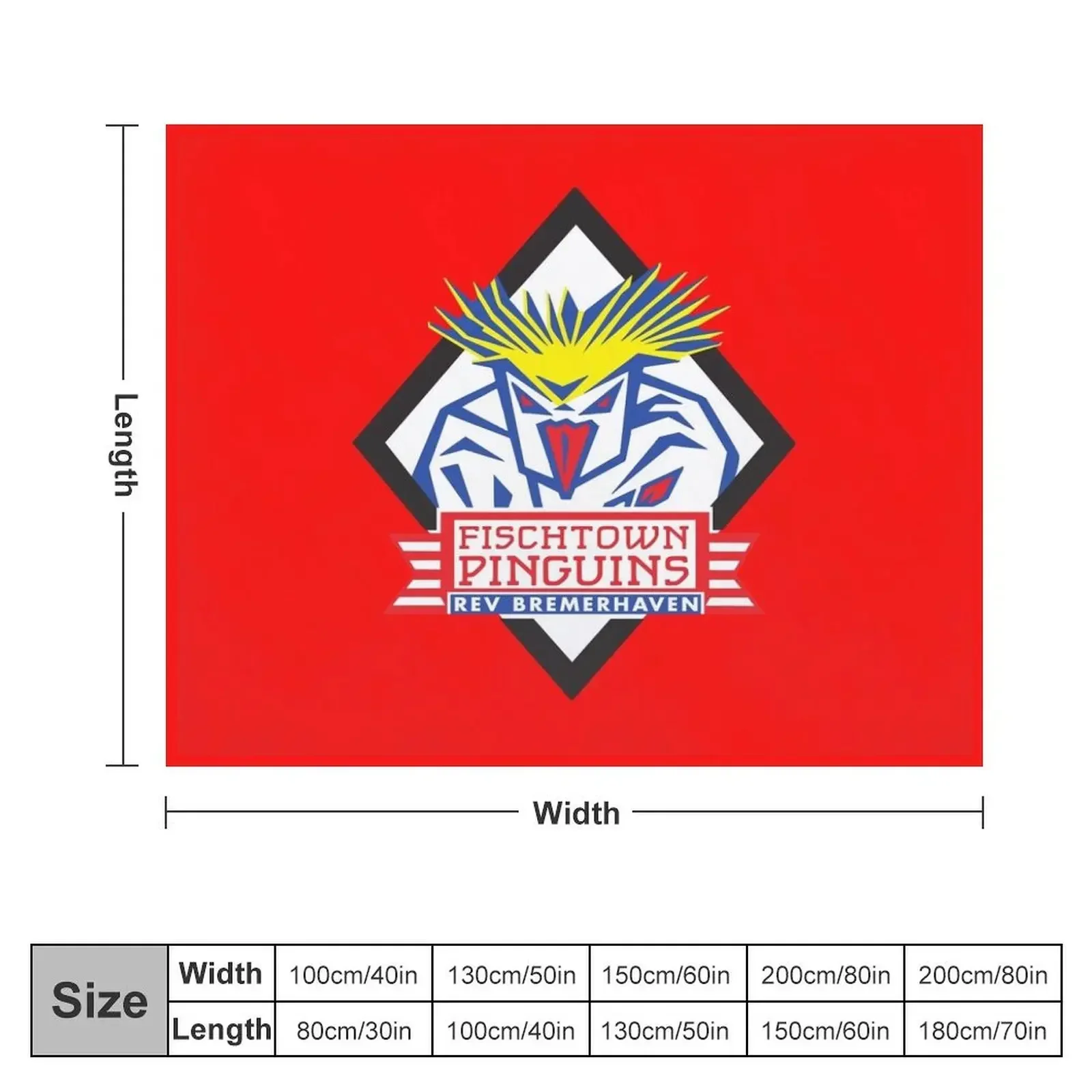 Плед для косплея Fischtown Pinguins аниме дизайнерские одеяла в одну клетку на диван