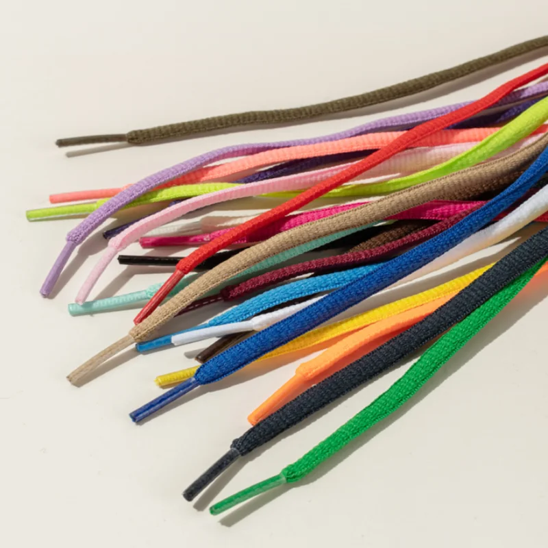 1пара/лот шнурков Многоцветный полиэстерный материал троса полукруглый для мужских и женских обуви 120-160см Подходит для Nike/New Balance вкл.