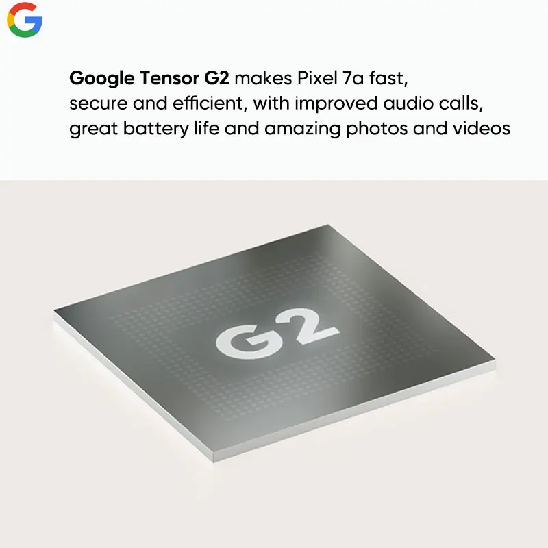 2023 Original Google Pixel 7A 5G Mobile Google Tensor G2 Octa Core 6.1