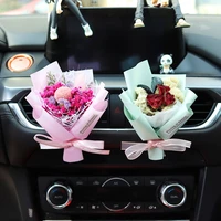 car fragrance car dried flower bouquet air outlet dried flower mini valentines day gift car fragrance bouquet lucky decoration