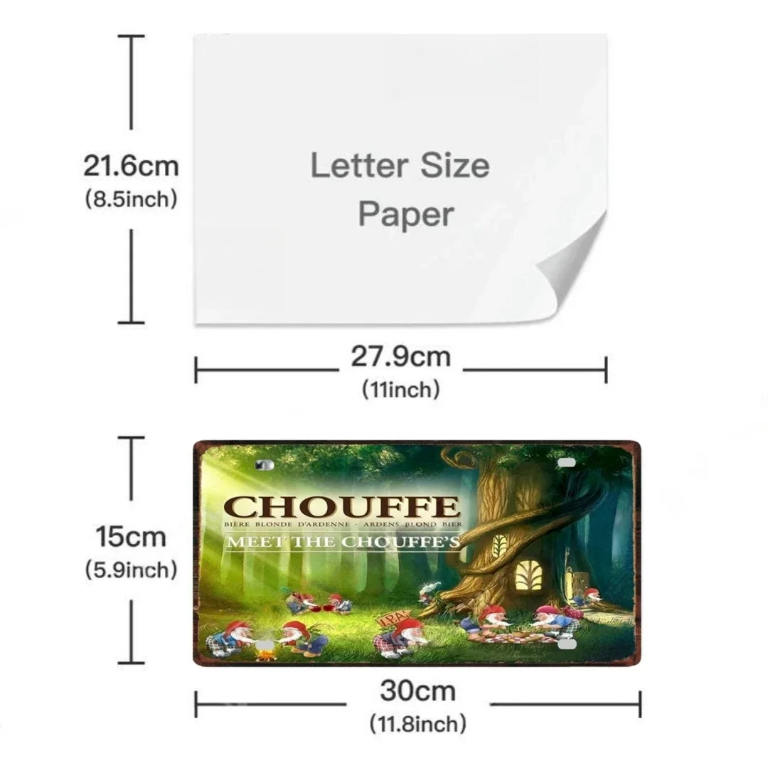 Винтажный Алюминиевый Знак Jupiler Flugel Chouffe Ретро Металлический Бар Декор Настенная