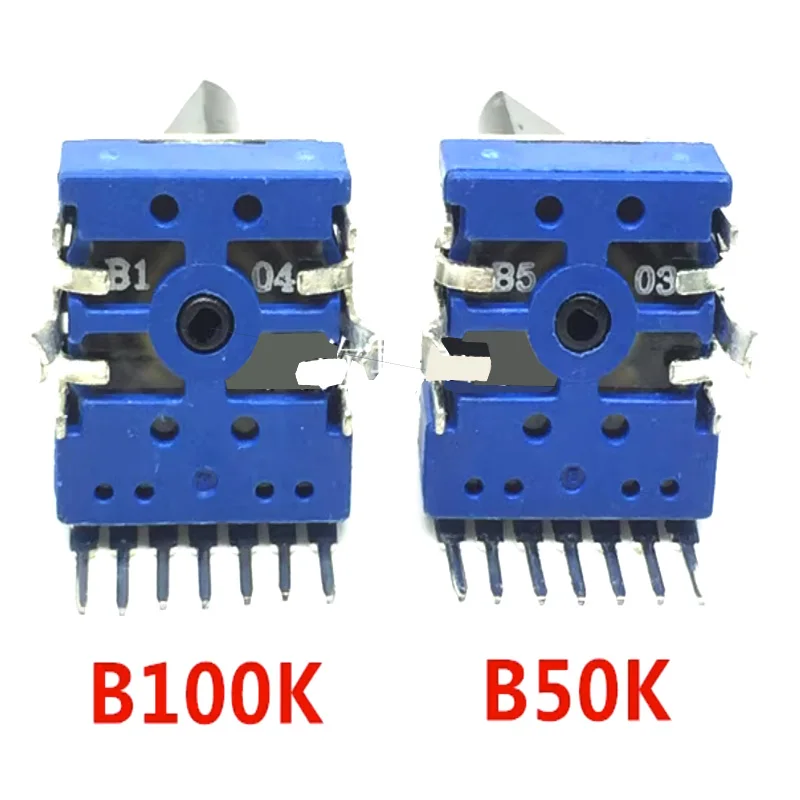 2 шт. вертикальный поворотный потенциометр B500K B100K RK14 100K 50K длина вала 20 мм