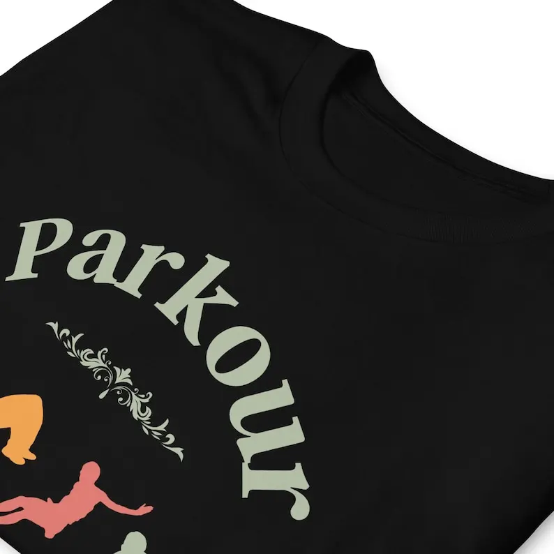 Рубашка паркура футболка для свободного бега мужчин подарочная женщин унисекс с