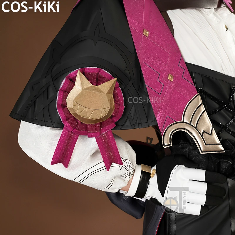Костюм для косплея COS-KiKi Genshin Impact Lyney Magician великолепный красивый костюм на