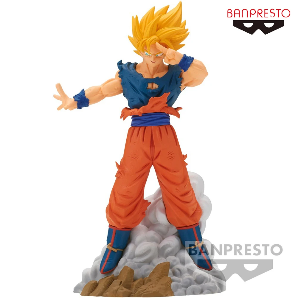 

Banpresto History Box Dragon Ball Z Son Goku Super Saiyan Collectible Anime Model Toys Action Figure Gift for Kids