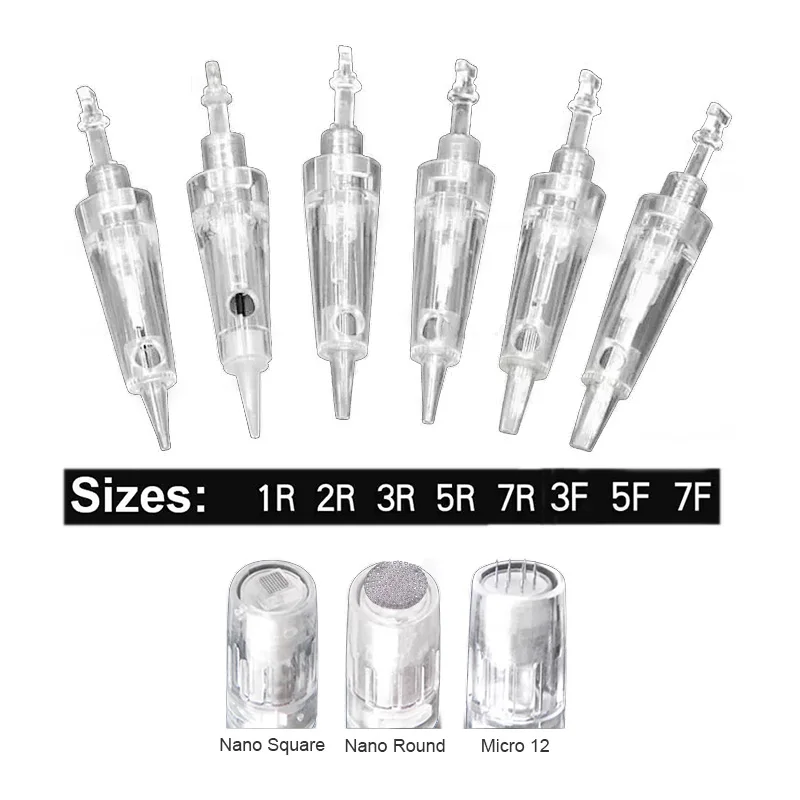 

Bayonet Port Cartridges Needles Disposable for Makeup Machine Tattoo Needle Tip for PMU Tattoo Eyebrow Liner Lips Supply