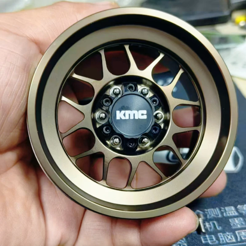 2 6-дюймовая черная грязевая металлическая ступица колеса для 1/8 RC гусеничного