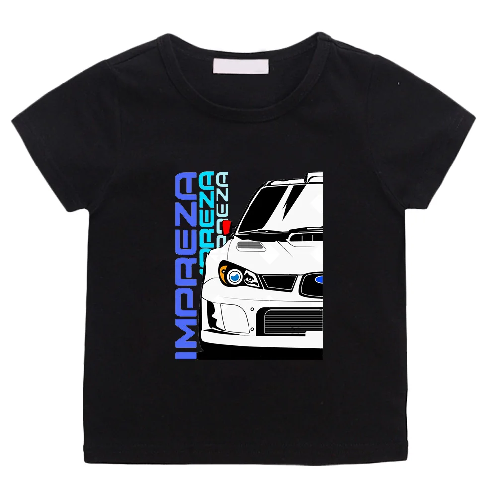 

Kids T Shirt JDM Initial D Japanese Anime T-Shirts Boys Mazida IMPREZA Print Tshirt Girls Clothes100% Cotton Tops Children Tees