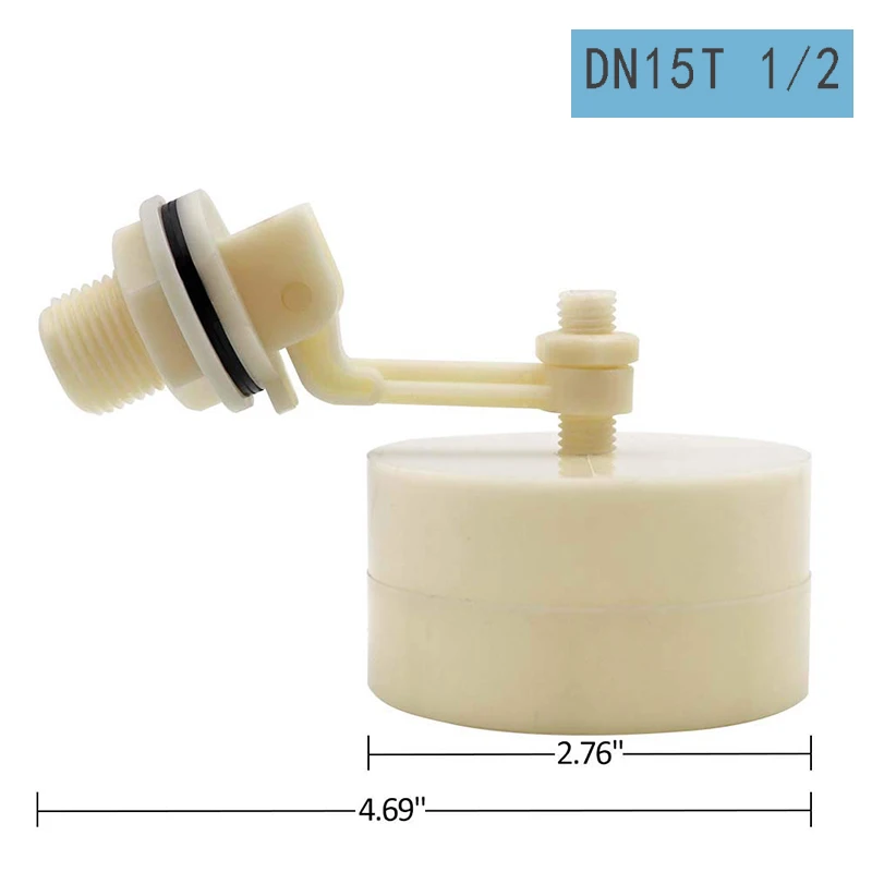 Пластиковый шаровой клапан JIECARE 1/2 3/4 дюйма