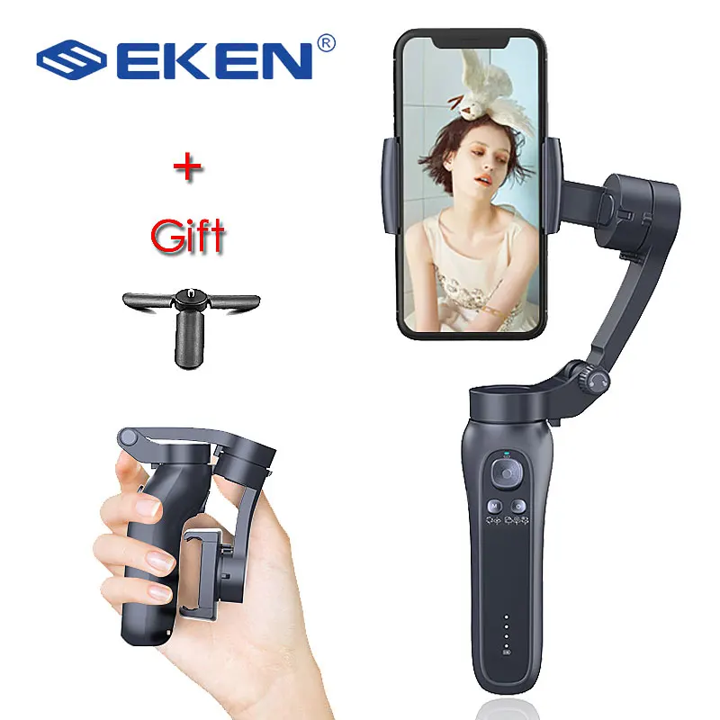 

3-Axis Handheld Gimbal Stabilizer Active Track w/Focus Pull & Zoom for iPhone 11 8 Huawei Samsung Smart Phone PTZ Action Camera