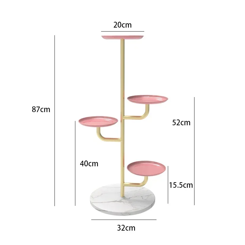 Скандинавские железные горшки для растений подставка под золото гостиной цветов