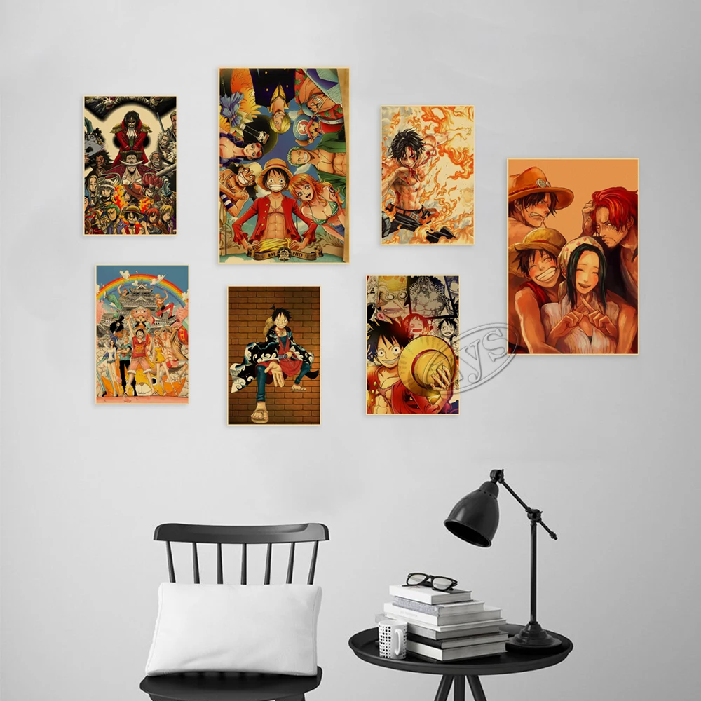 Vinsmoke Sanji стена из крафт-бумаги Япония картина в стиле аниме Home цельный плакат