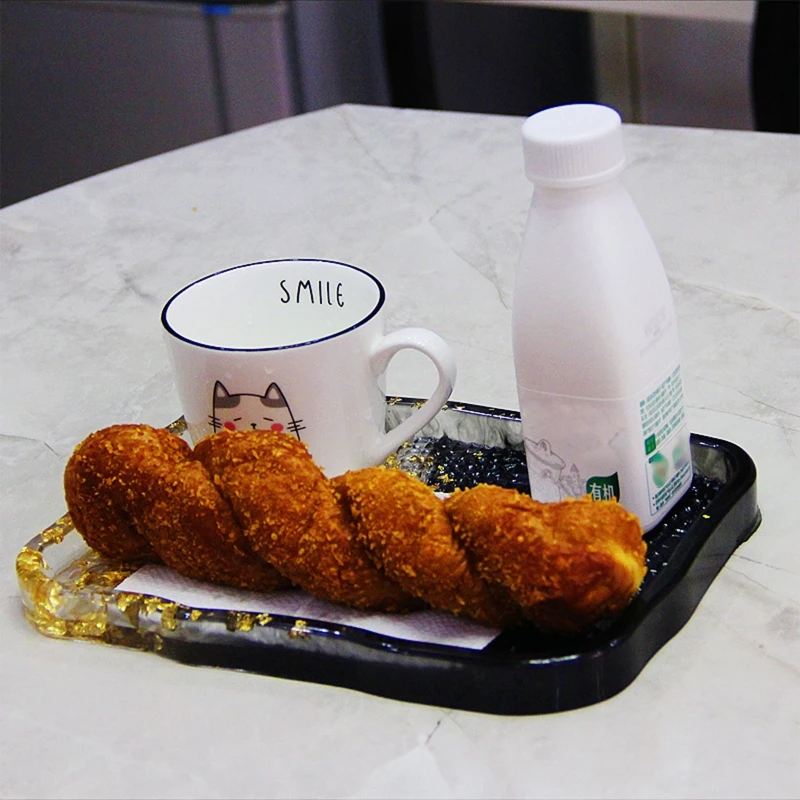 

Змеиное зерно Силиконовое украшение прессформы эпоксидной смолы литье формы коврик для чайника фрукты лоток форма для изготовления ювелир...