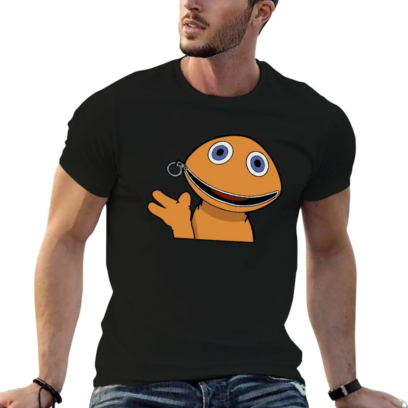 Фото Футболка zippy, мужская роскошная мужская футболка с рисунком, футболки с аниме, футболка большого размера №4