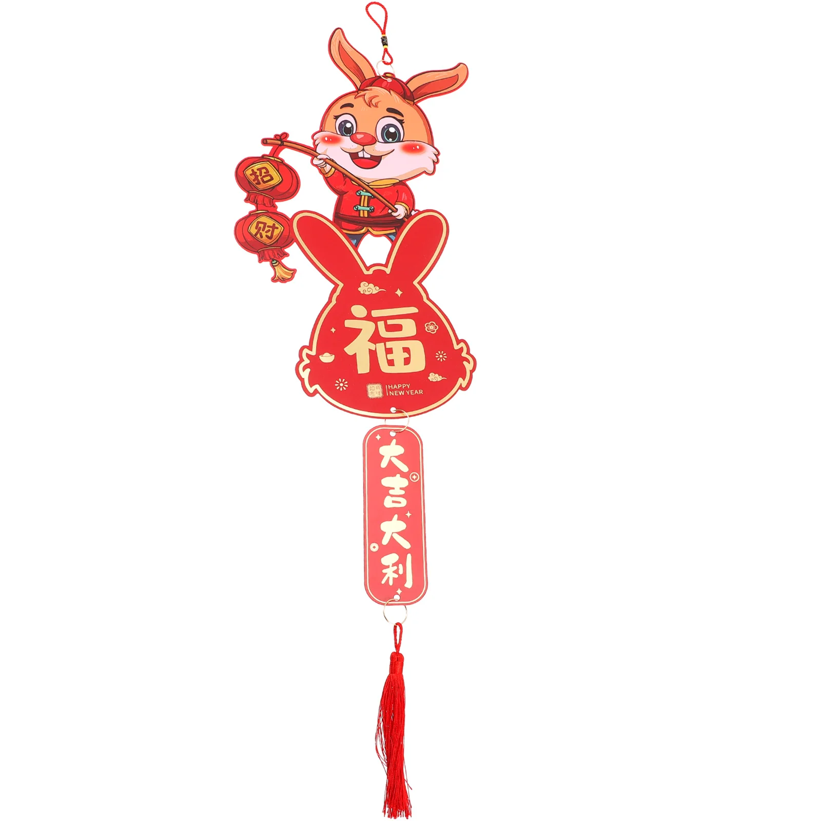 

Multi-use Premium Creative Festive Tassel Pendant Tassel Ornament For Wall Wall Interior Pendant Rabbit Decor for Party