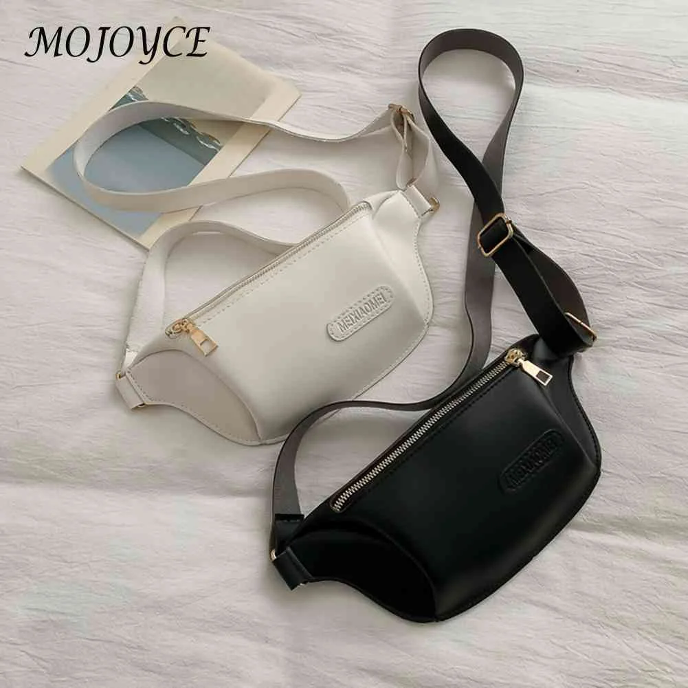 

Fashion Women Solid Color Crossbody Bag Casual Ladies PU Leather Fanny Packs Small Purse Vintage Pure Color Leather Bag