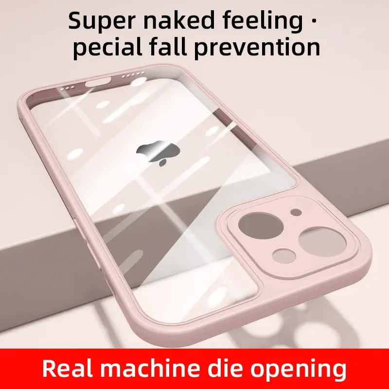 

Shockproof Protective Matte Silicone Mobile Phone Case For iPhone 13 Pro Max Mini Smartphone Back Cover Fundas Shell