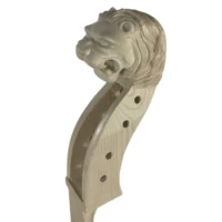 rare special 4 strings 44 cello neck hand carved blank high quality unfinished maple wood lion head white cello head creative