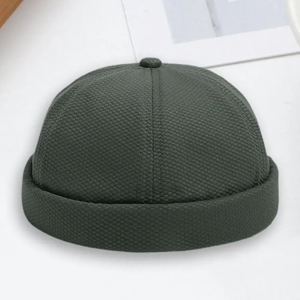 

Men Beanie Cap Pilling Resistance Hip-hop Style Vibrant Colors Unisex Brimless Beanies Cap Outdoor Supplies