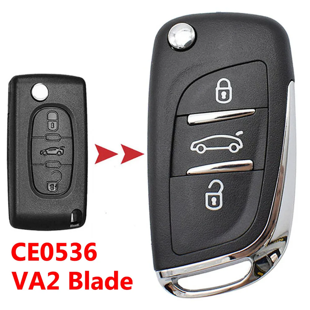 

Чехол для ключа Citroen C2/C3/C4/C8/207/307/308/3008/5008/807/VA2/CE0536