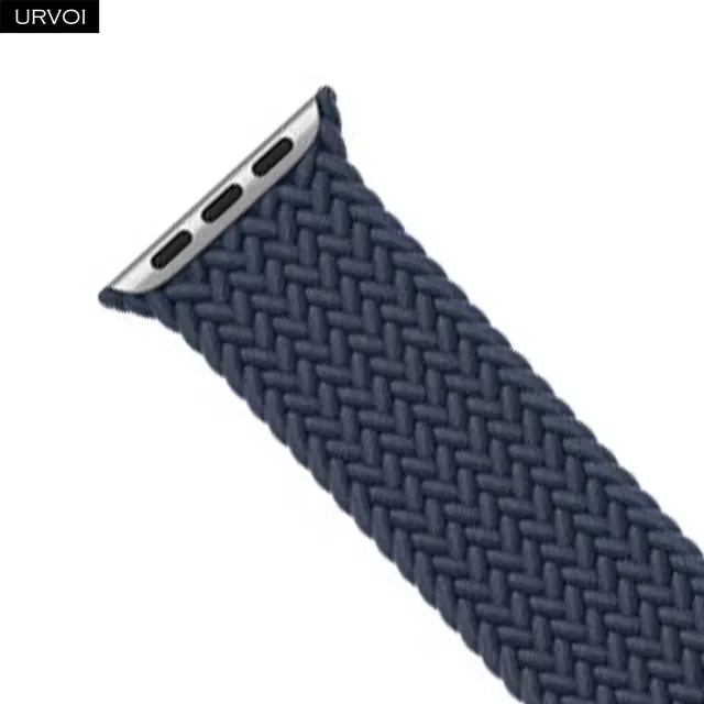 Braided Solo Loop for Apple Watch sport band series  7 6 SE 5 4 3 21 stretchable Strap for iWatch woven threads gen.5