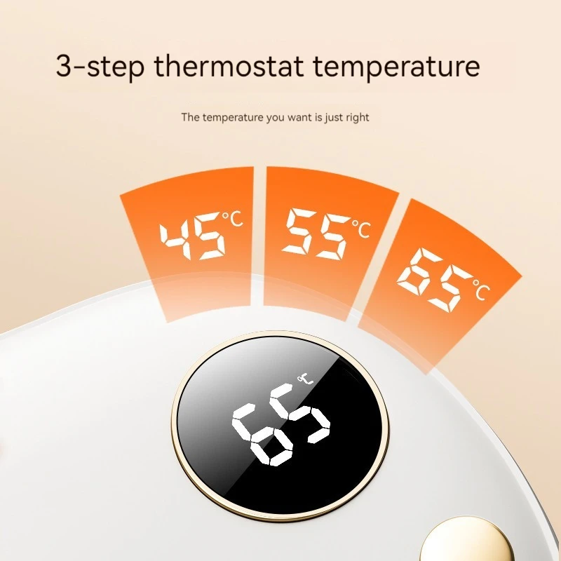 2024 New Winter Mini Space Number Display Warm Hand Treasure 10000 mA 2-in-1 Charging