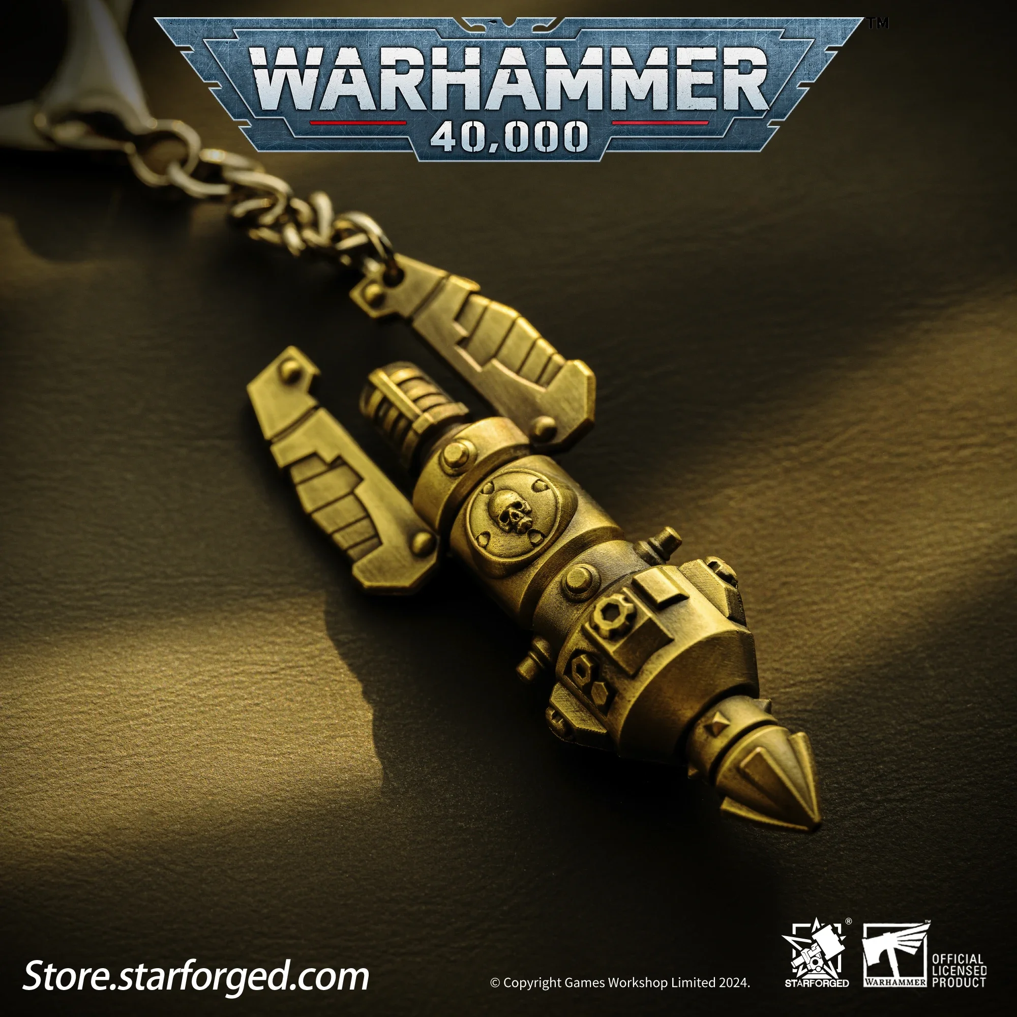Starforged Warhammer 40K LDeep Strike маяк игровой периферийный сплав брелок рождественские