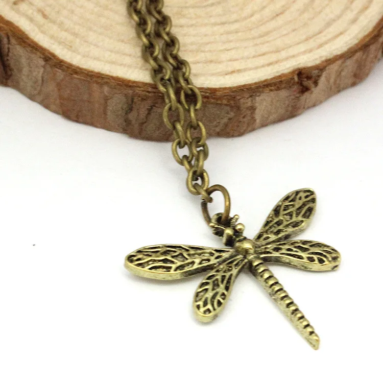 Dragonfly Necklace Sansa Stark Winterfell Vintage Dainty New Pendant Game Animal Jewelry Women Wholesale