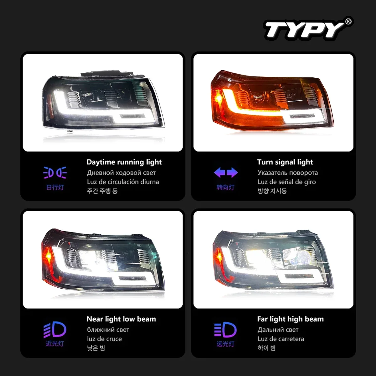 TYPY новые светодиодные автомобильные фары для Land Rover Freelander 2 2007-2015 сигналы