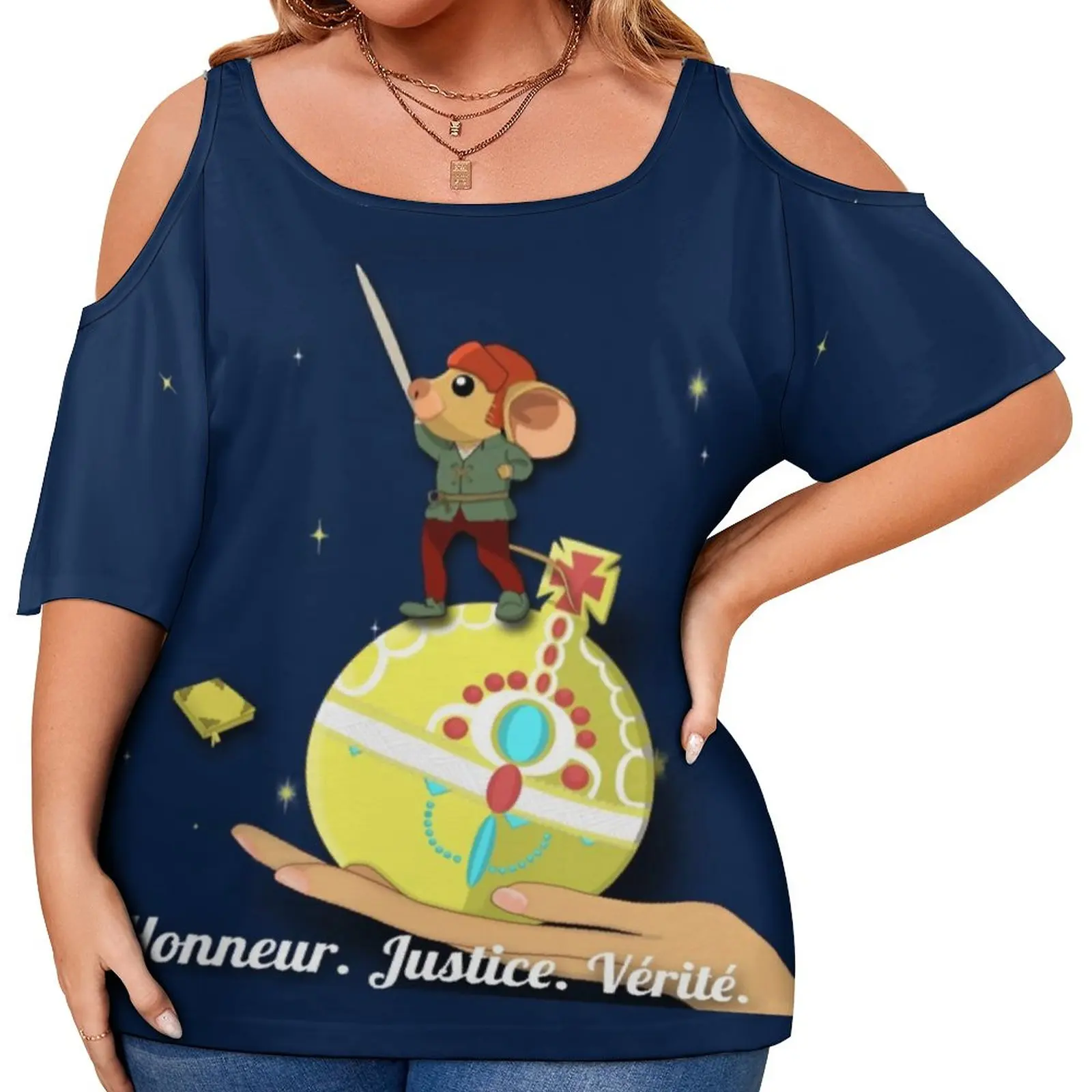 

The Little Prince T-Shirt Funny Cartoon Print Kawaii T-Shirts Short Sleeves Casual Tshirt Women Summer Graphic Clothes Plus Size