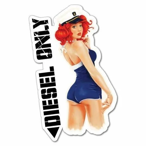 

Наклейка на топливную крышку только для дизельного топлива