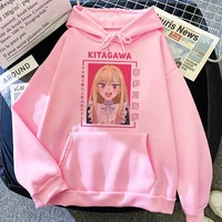 marin kitagawa hoodie women harajuku cartoon graphic hoody anime my dress up darling hoodies unisex aesthetic manga sweatshirts