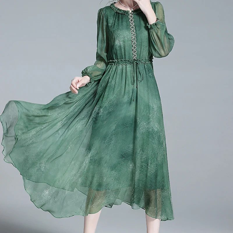 Женское платье EVNISI тай-дай из полиэстера